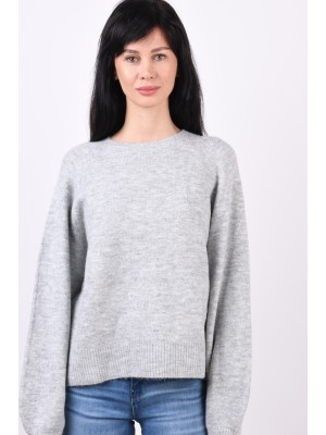 Pulover Dama Jacqueline De Young Jdypearl Raglan Pearl Light Grey Melange